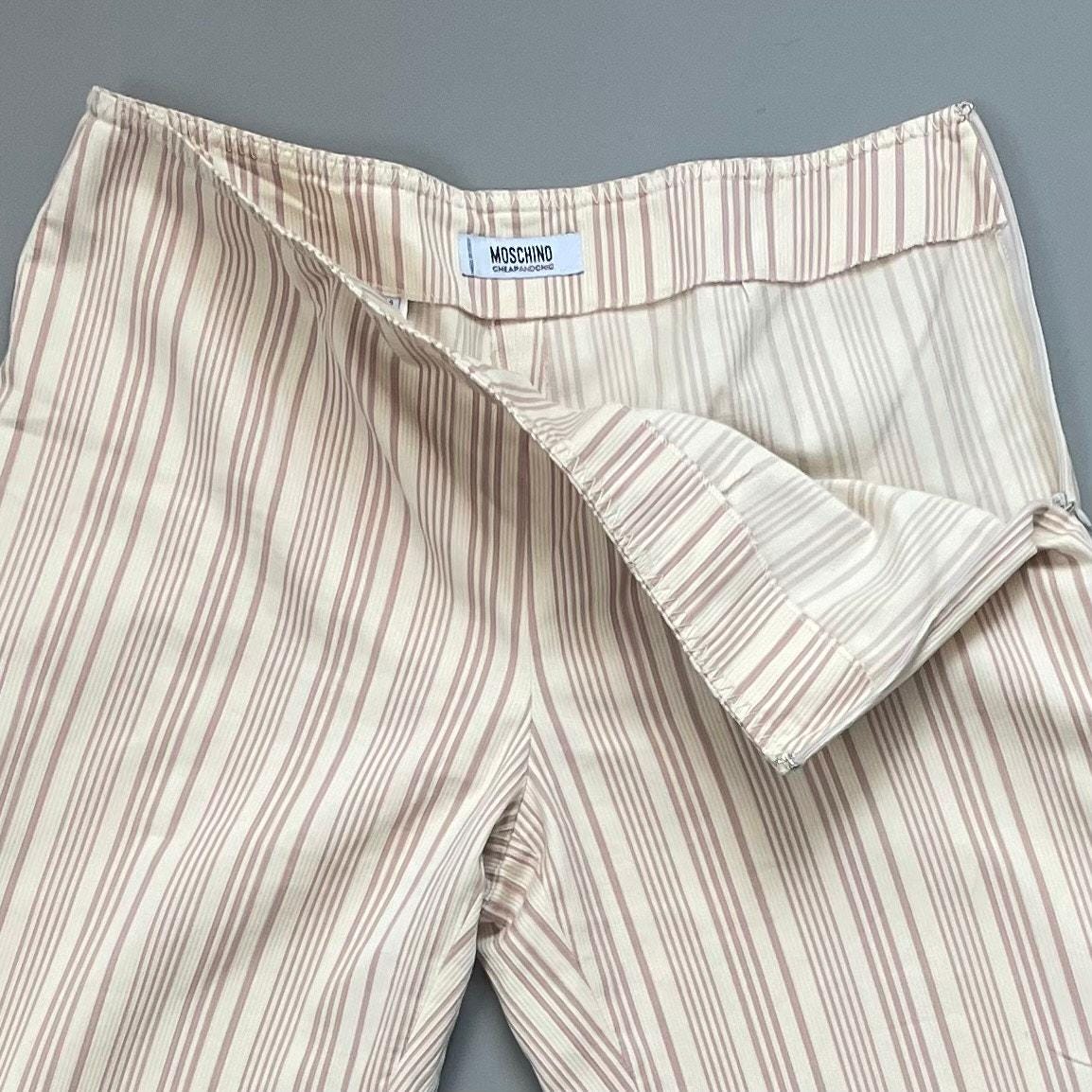 Vintage 90s Striped Pants - Etsy