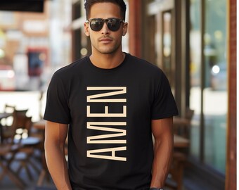 AMEN Christian T-Shirt, Unisex Jersey Short Sleeve Tee