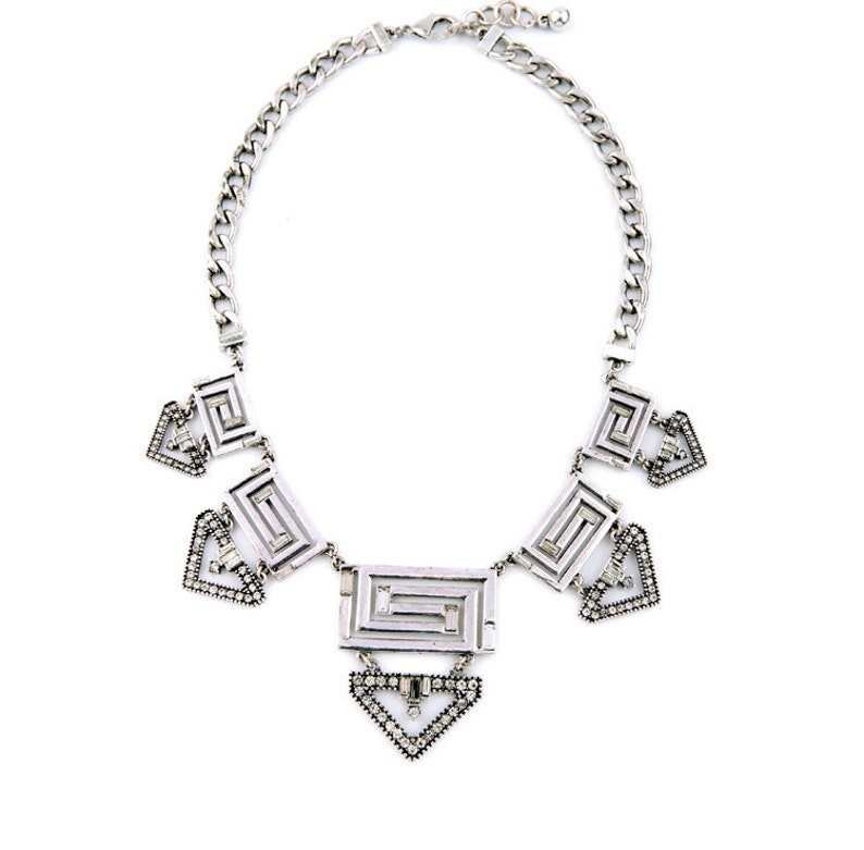 Vashdi Statement necklace Gemstone necklace Boho necklace Statement jewelry set