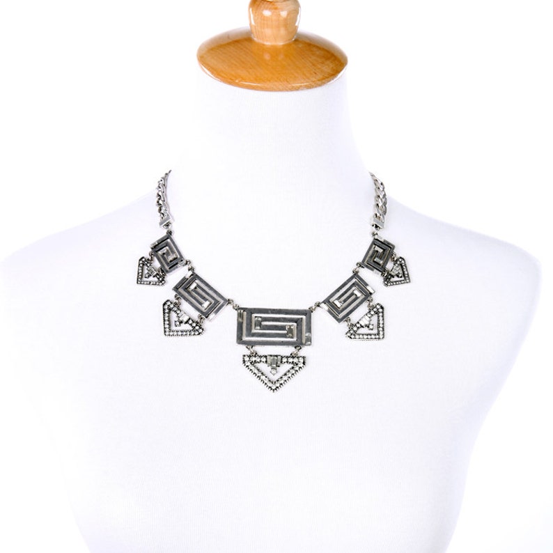 Vashdi Statement necklace Gemstone necklace Boho necklace Statement jewelry set