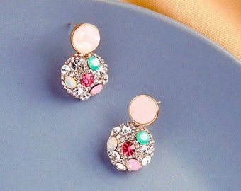 Holiday earrings, Wedding earrings, Bridal earrings, Bridesmaids earrings, Gemstone earrings, Party earrings, Statement earrings