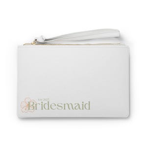 Bridesmaid Clutch Bag - Elegant Wedding Party Purse, Bridal Shower Gift, Evening Handbag, Personalized Clutch, Formal Event Accessory