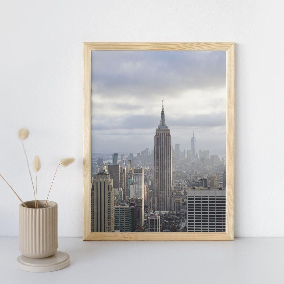 Empire State Building Photography Print – NYC Skyline Wall Art - Etsy