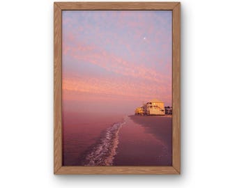 Beaufort South Carolina Sonnenuntergang Fotos - Vintage Küsten Strand Fotografie (Digitaler Download)