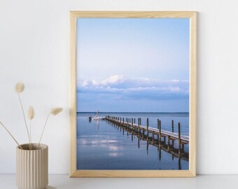 30A Florida Boardwalk Digitaler Download - Küstenfoto - Vintage Strand druckbare Wandkunst