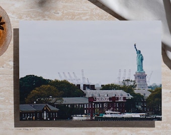 Freiheitsstatue Fotografie Druck – NYC Skyline, Urban Decor (Digitaler Download)