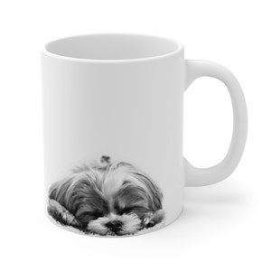 Shih Tzu Mug - Dog Lover Gift - Customizable  Coffee mug present - ShihTzu Mom