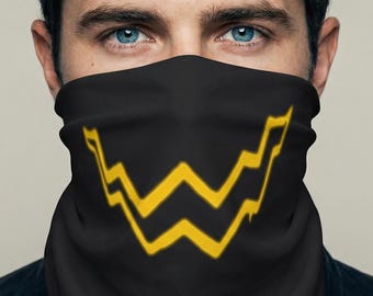 Junior Neck Gaiter Bib Galaxy Black Version - Jr. Costume Cosplay Mask - Movie Tribute