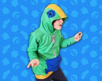 Leon Hoodie - Leon Hooded Sweatshirt - Children Hoodie Cosplay - Geeky Gift Video Game Merch