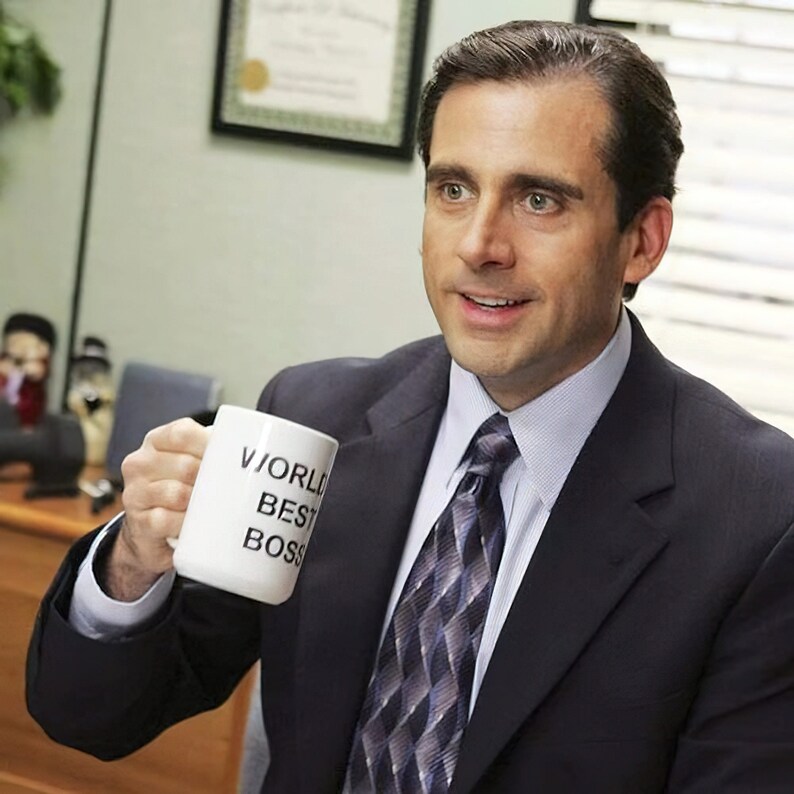 The Office World's Best Boss Mug Screen Accurate 15oz Etsy