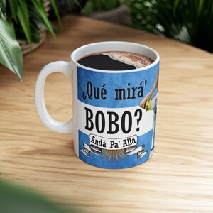 Que Mira' Bobo? mug - Anda Pa' Alla - Coffee Cup - Mondial 2022 World Cup - Argentina Soccer Fan image 5