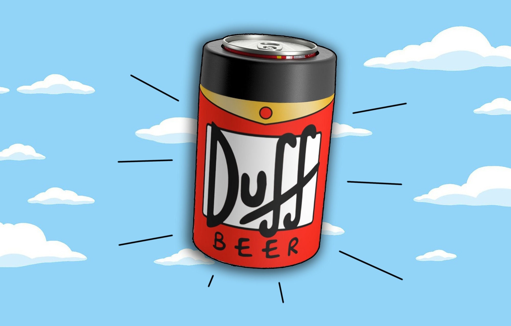 Duff Beer Koozie / Simpson Beer – Farmhouse Fabrication