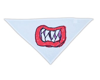 Bowser Jr. Bandana Bib - Pet Costume Cosplay - Junior Replica Tribute