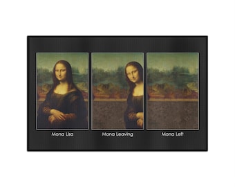 Mona Lisa Funny Meme Soft Tea Towel