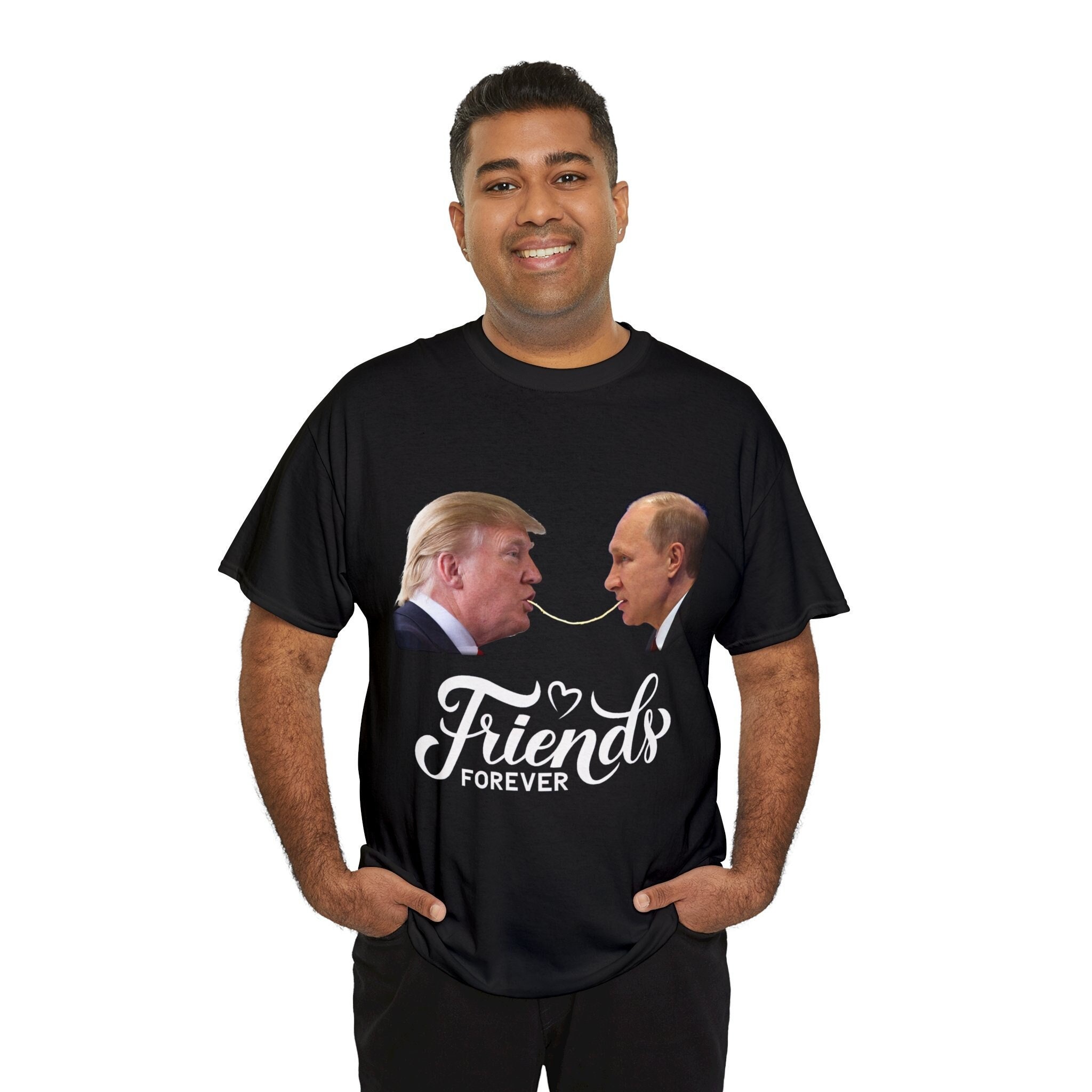 グルダン オンタイム ホストイキタイTシャツ トランプ ONTime TRUMP トランプとプーチンは永遠の友達 - ベストフレンズTシャツ - わんわん