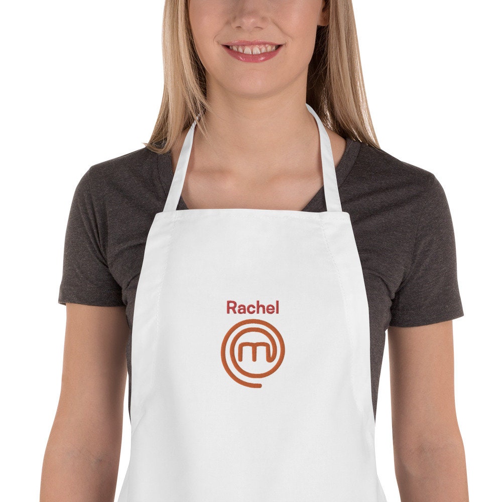 Masterchef personalizzato Apron ricamato Chef Logo Cucina Cucina