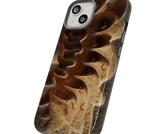 Ant Farm Tough Phone Cover - 3D Illusion - Unique, Realistic Ant Colony Design for Ant Lovers, Formicidae Enthusiasts