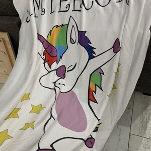Aunticorn Throw Blanket Gifts for Aunts who are awesome Funny Auntie Gift, Unicorn lovers image 4