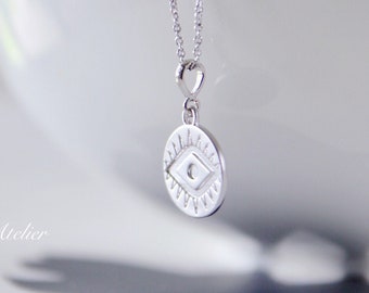 Evil Eyes Necklace in Silver/ Gold. Nazars Necklace. Nazars Jewelry. Unisex Gift (PNL-219)