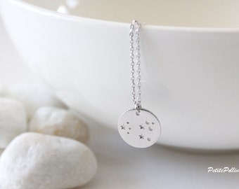 Space Necklace in Gold/ Silver. Galaxy Necklace. Planet Necklace. Collarbone Necklace. Layering Necklace. Timeless. Unisex Gift. (PNL- 148)