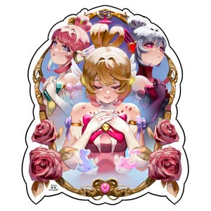 Overwatch Dokiwatch Juno holografische stickers