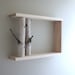 White Birch Forest Wall Art/Shelf - 18x12, birch shelf, wooden shelf, framed birch art, floating shelves, display shelves, shadow box