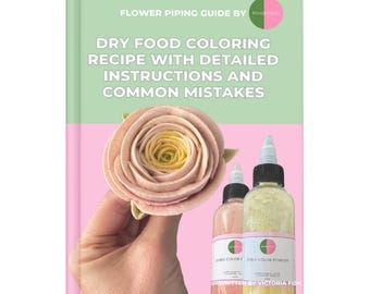 Dry Food Coloring Recipe (PDF + VIDEO)