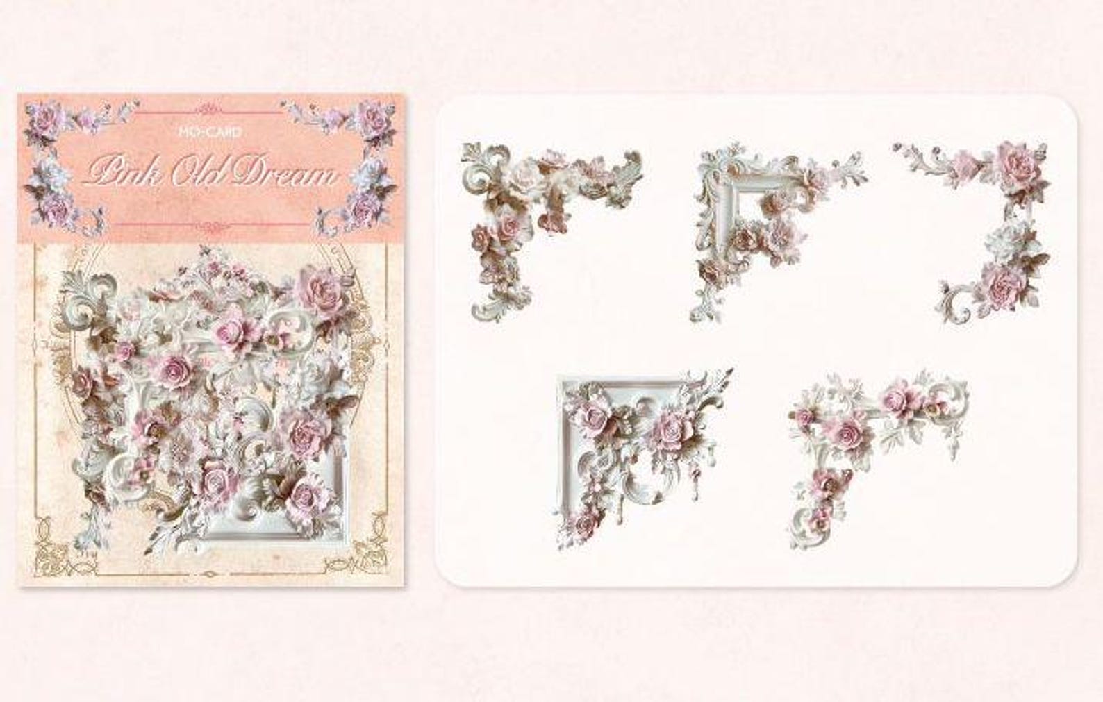Corner Emboss Vintage Emboss Frame Corner Decoration Stickers 20PCS DIY - Etsy