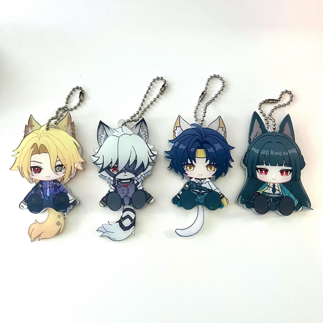 Zonal Key Chain ZZZ Acrylic Charms Key Chains Accessories Double Sided Zenless Zone ...