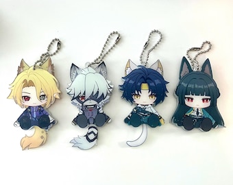 ZZZ アクリルチャーム キーチェーン アクセサリー 両面 Zenless Zone Zero グッズ 雅春正 Lycaon Hugo