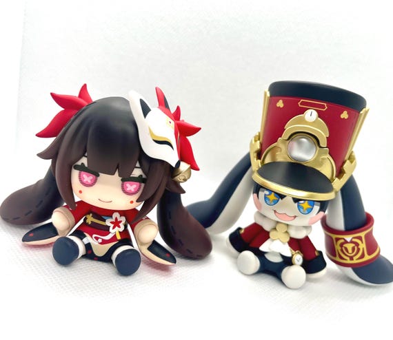 HSR Pom Pom Sparkle Boom Doll Chibi Figure Small Figurine Standees Magnets Honkai Star Rail Official Merch