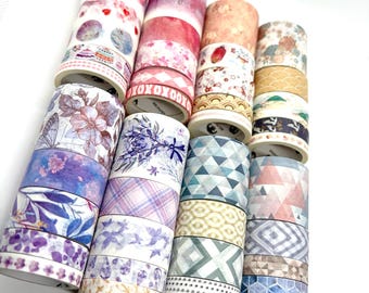 10 Rolls Washi Tape Set for DIY Crafts and Scrapbook