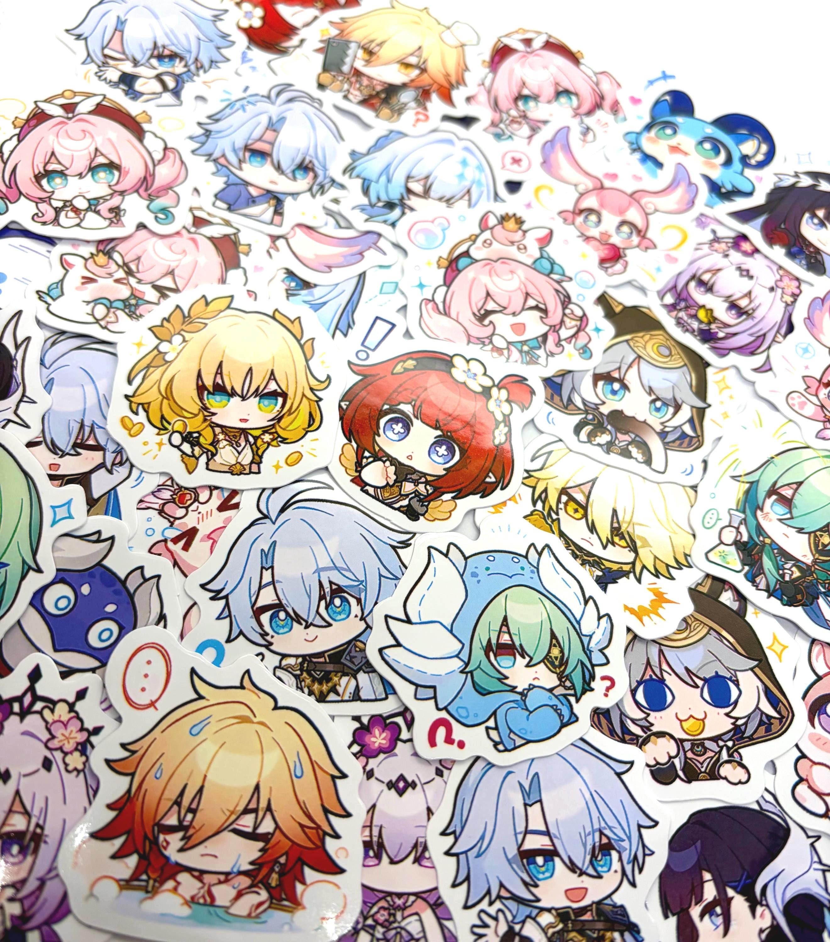 50PCS HSR Honkai Star Rail Amphoreus Chibi Waterproof Stickers - Etsy