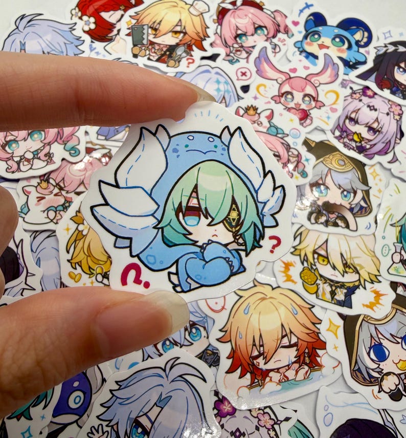 50PCS HSR Honkai Star Rail Amphoreus Chibi Waterproof Stickers - Etsy