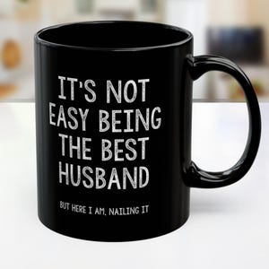 Funny Husband Gift Sweet New Husband Gift From Wife New Husband Newlywed Gift Trophy Husband Coffee Cup Best Husband Ever Anniversary Gift