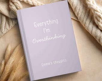 Gepersonaliseerde zelfzorg grappig beste vriend angst cadeau voor vrouw gevoelens gedachten dagboek schattig geestelijke gezondheid wellness dagboek angst opluchting