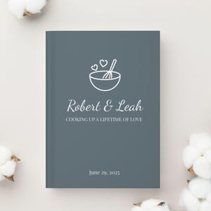 Custom Recipe Cook Book Wedding Gift Personalized Recipe Book For Wedding Couples Shower Gift For Bridal Shower Cookbook Wedding Present