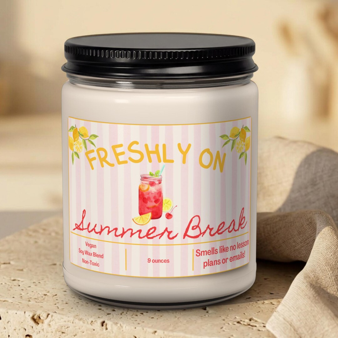 Teacher Appreciation Thank You Candle End of School Gift From Student ...