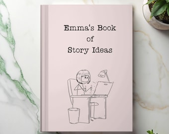 Personalized Writer Journal Story Ideas For Kids Journal Writer Gift Creative Story Ideas Book Writers Journal Gift For Writers Kids Journal