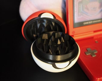 Magnetic Pokeball Herb Grinder