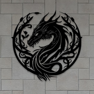 Dragon Laser Cut Svg Dxf Pdf Files | Bearded Dragon Vector File For Laser Cutting | CNC Cutting Router | Digital Files Instant Downloads