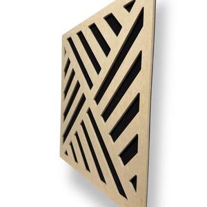 Set of 4 - Decorative Acoustic Panel – Style #33-1 “Fawn”