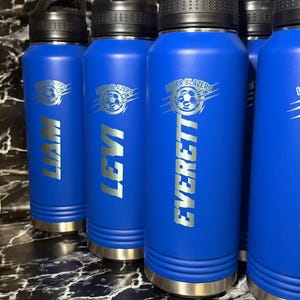 Personalized Sport Water Bottle, Custom Bulk Tumbler, Football Baseball Basketball Soccer Team Gift image 18