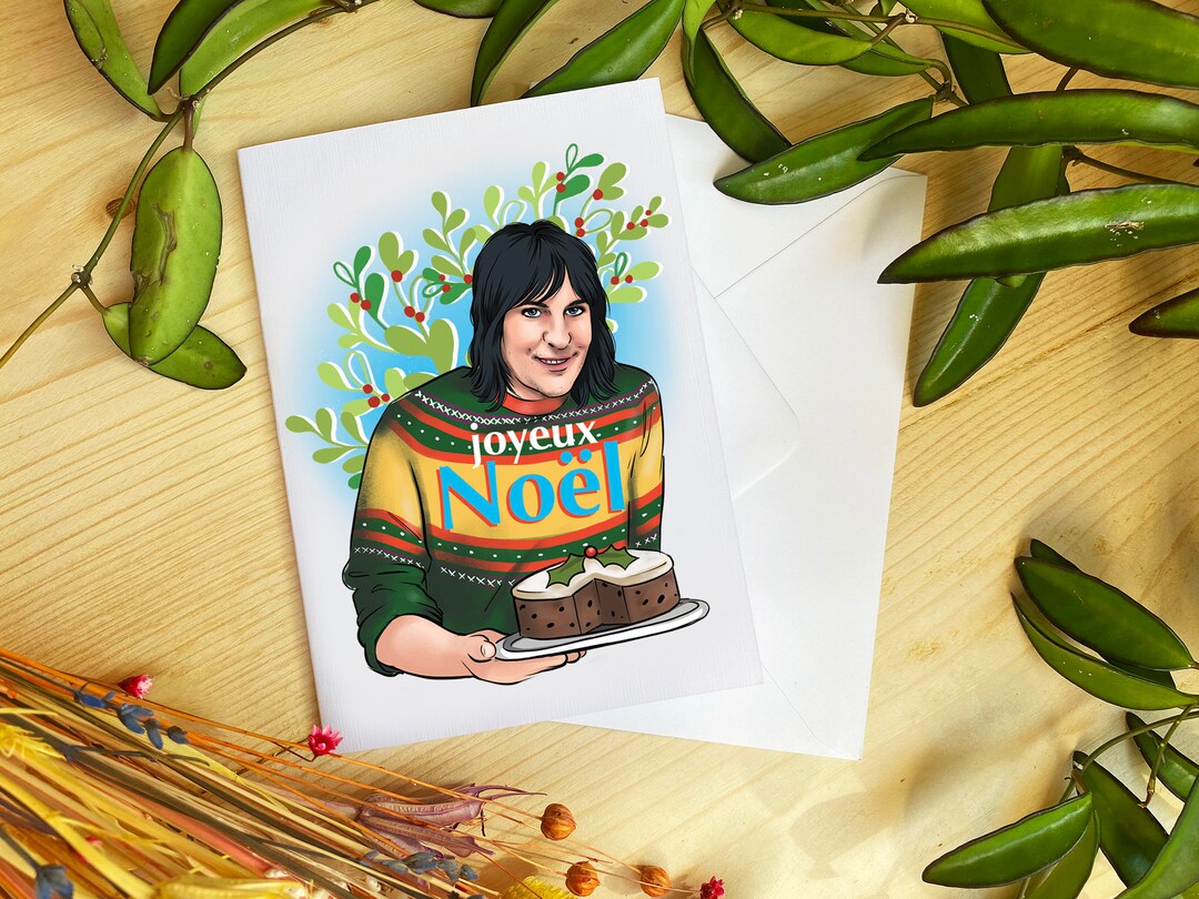 Joyeux Noël Fielding Bake off Inspired Christmas Card TV - Etsy UK