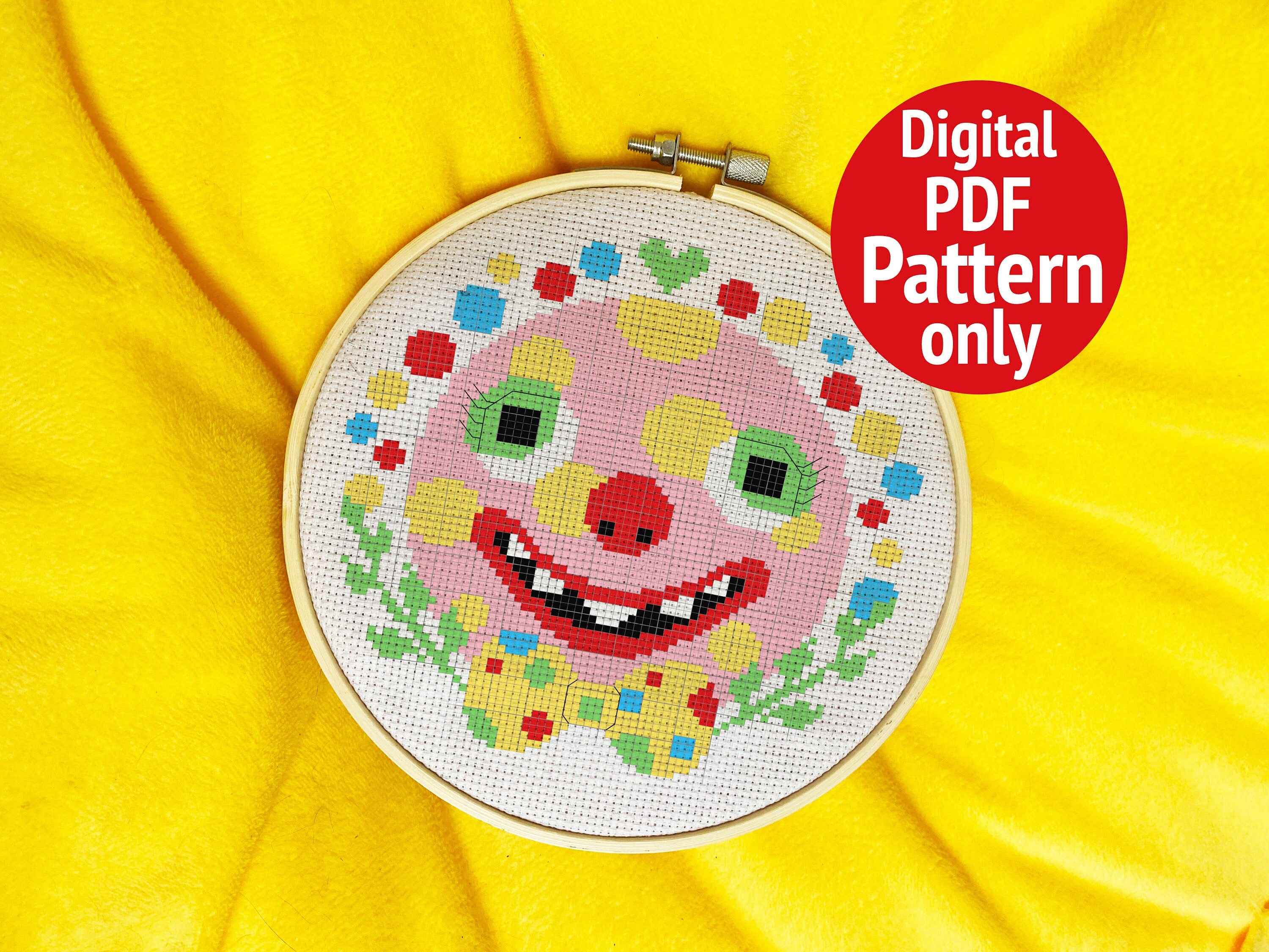 Patterns Blobby Blobby Sweet Blobby Adult Cross Stitch Instant PDF Digital Pattern ...