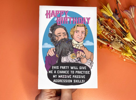 Our Flag Means Death Inspired Birthday Card - TV, Humour, Blank