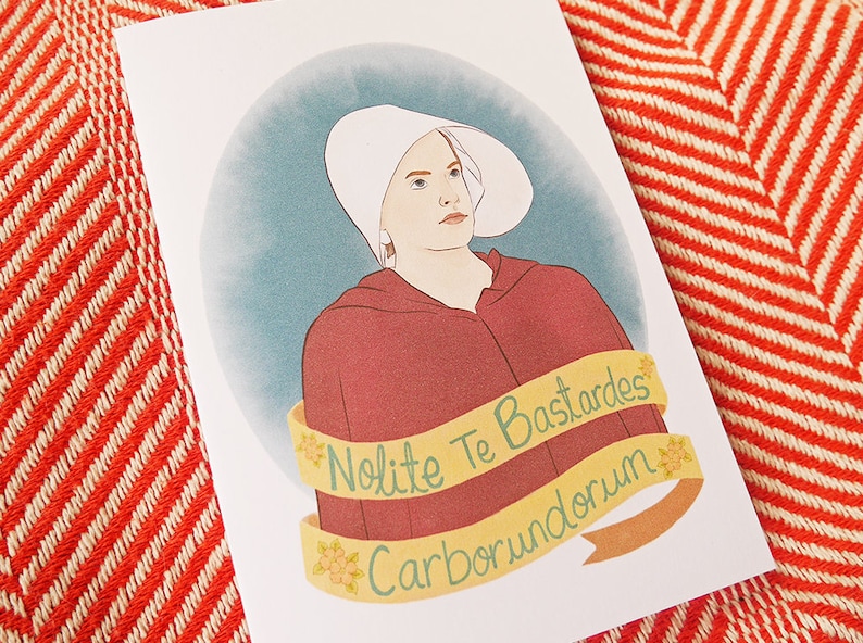 The Handmaid's Tale Greetings Card 'Don't Let | Etsy