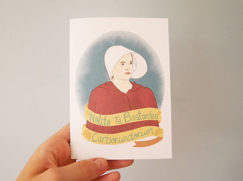 The Handmaid's Tale Greetings Card 'Don't Let | Etsy
