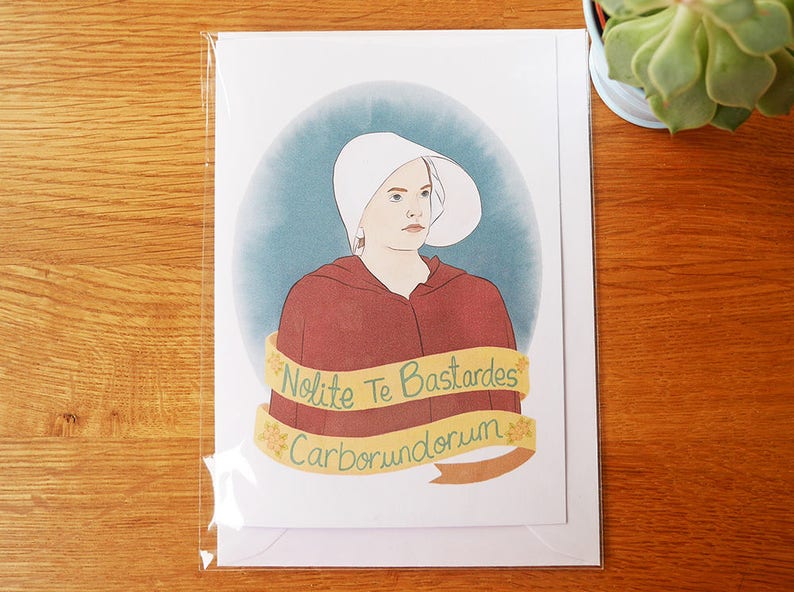 The Handmaid's Tale Greetings Card 'Don't Let | Etsy