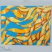 Yellow Ribbons Painting, 16 X 20 Inches Canvas, Original Acrylic ...